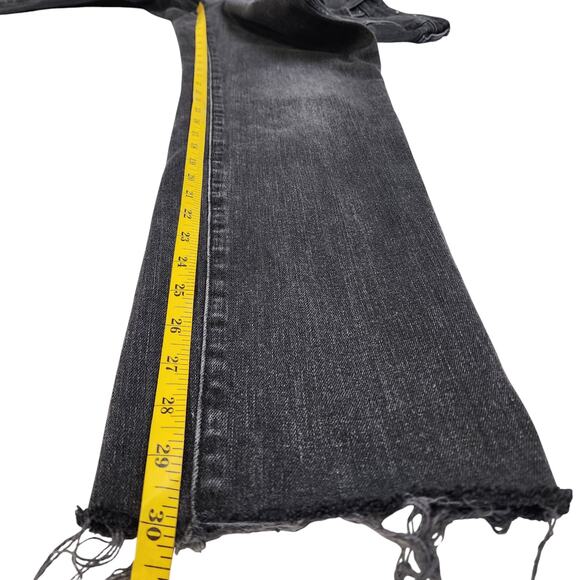 Madewell Womens Curvy Mid Rise Stovepipe Jeans Size 30 Armand Wash Raw Hem - Picture 11 of 14